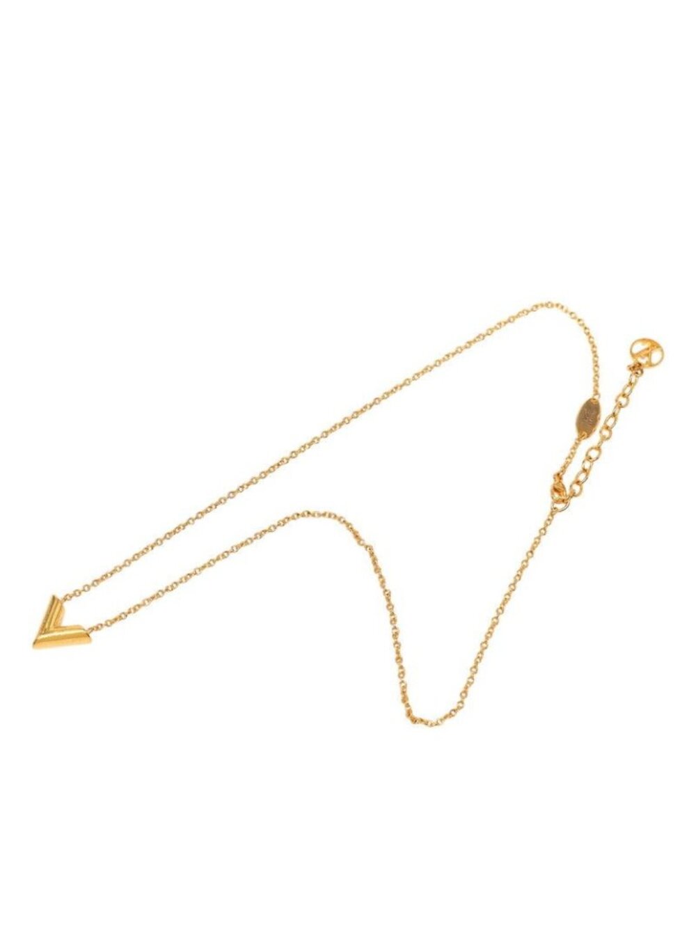 Louis Vuitton Essential Necklace Gold Plated - Picture 3 of 7